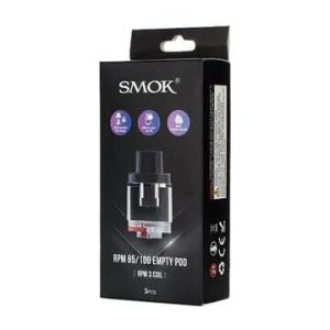Smok RPM 85 Empty Replacement Pod Cartridge – 3PK
